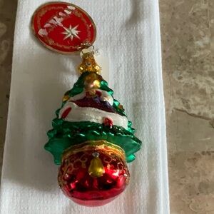 CHRISTOPHER RADKO “Dancing Delight” Christmas Ornament